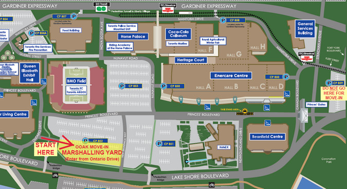 Move-in marshalling yard map